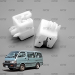 พลาสติกตั้งไฟหน้า 2 ตัว สีขาว สำหรับ Toyota LH112 LH113 Van ปี 1989-2004